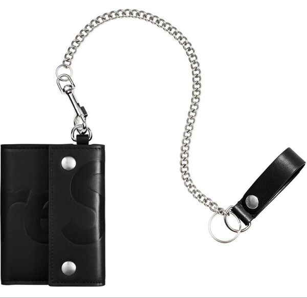 Supreme Leather Chain Wallet Leather ウォレット