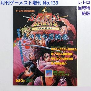 ゲーメスト増刊 No.133 真サムライスピリッツ覇王丸地獄変 増刊其の壱 レトロゲーム 当時物 絶版 SNK NEOGEO