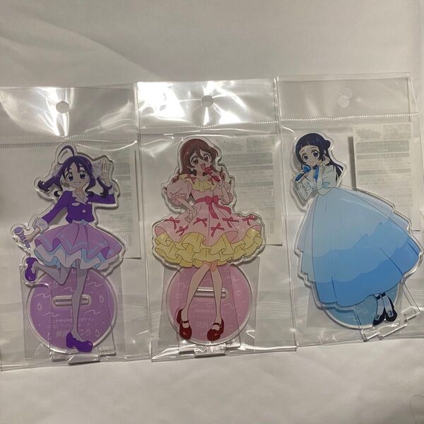 プリティストア プリキュア ココロアイドル キ・ブ・ン アクリルスタンド 全3種