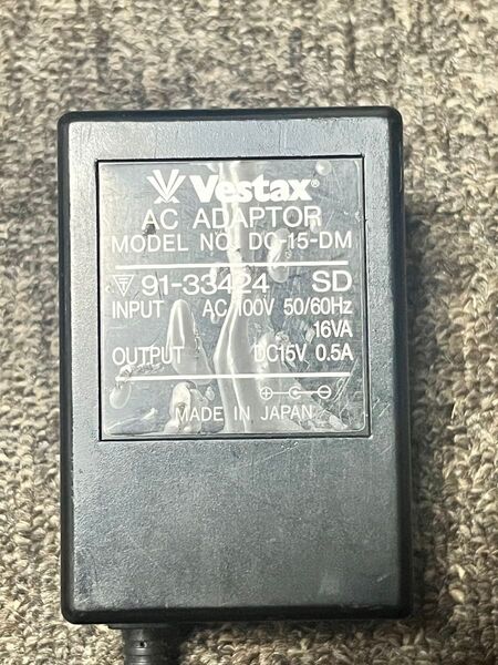 Vestax ACアダプター DC-15-DM