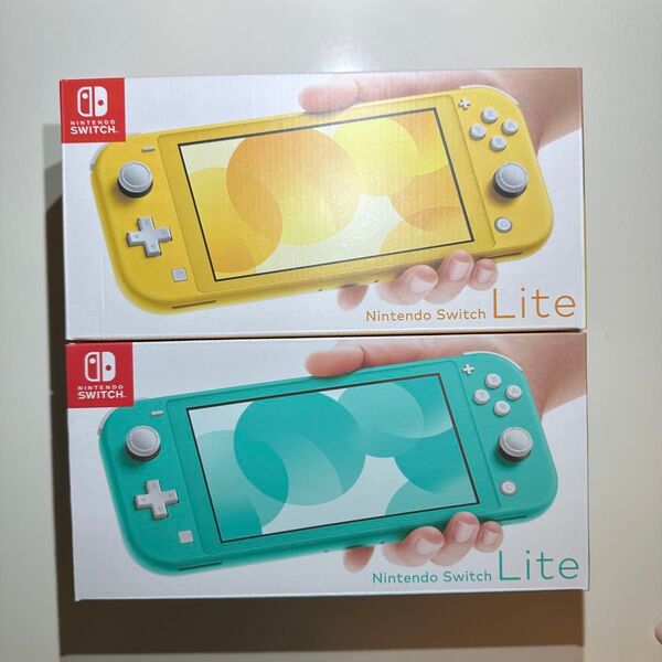 【新品/未開封品】ニンテンドースイッチライト Nintendo Switch Lite ターコイズ&イエロー 2台セット