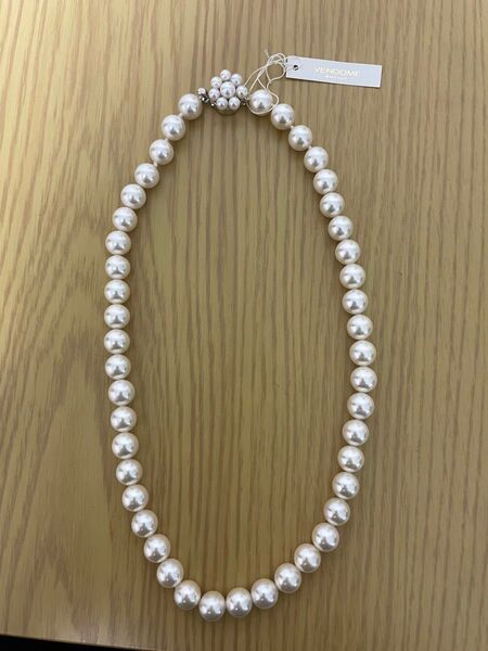 VENDOME BOUTIQUE 貝パールネックレス 40センチ