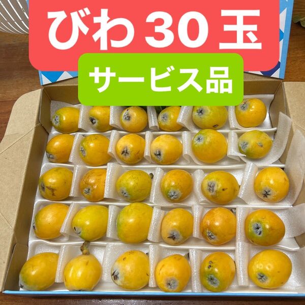 限定 びわ 30粒 サービス品 自然露路栽培 果物フルーツデザートスイーツ期間限定