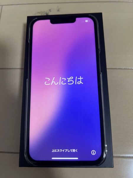 外見極上 iPhone13pro 256GB simフリー グラファイト バッテリー100% 画面新品社外 faceid可
