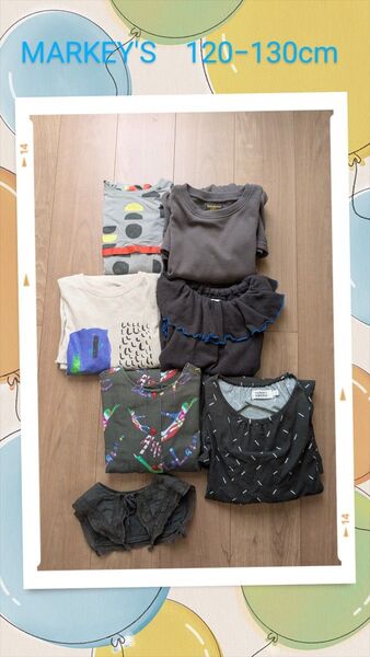 MARKEY'S+H&M 子供服8着まとめ売り 120-130cm