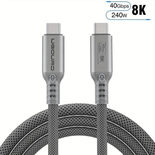 UGOURD USB4ケーブル Thunderbolt4 8K@60Hz 240W 1.0m