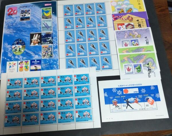 コレクション用 記念切手 シート 額面1990円分