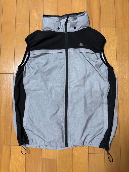 ファン付きノースリーブ空調服 グレー/ブラック