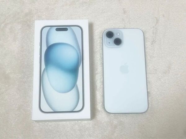 【美品】Apple iPhone15 ブルー 512GB SIMフリー 残債なし
