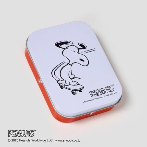 smart スマート付録 PEANUTS スヌーピーデザインの 缶ケース付きグルーミングセット