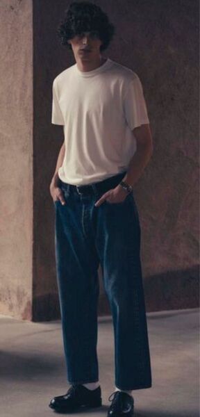 A.presse Washed Denim Wide Pants デニム パンツ