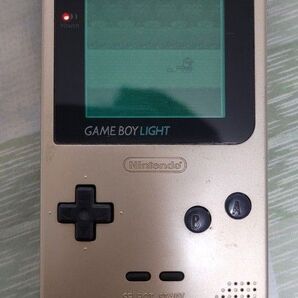 動作品 ゲームボーイライト ゴールド 本体 値下げか