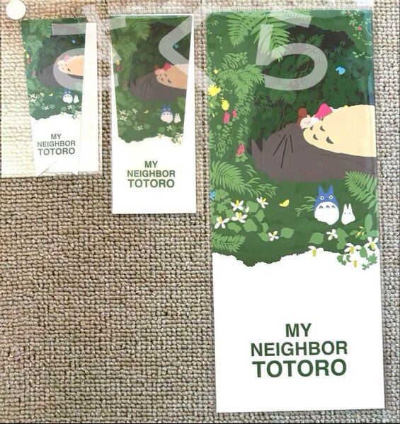 ジブリの立体造型物展 ポストカード しおり ステッカー 3種セット スタジオジブリ となりのトトロ