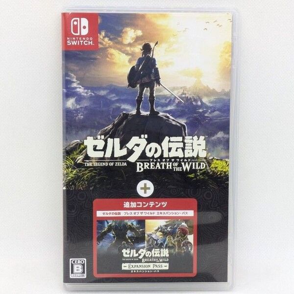 【Switch】 ゼルダの伝説 ブレス オブ ザ ワイルド + エキスパンションパス 動作確認済み