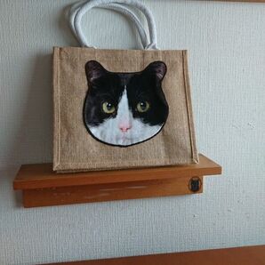 ハンドメイド トートバック 猫