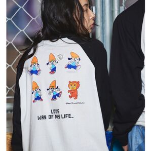 パラッパラッパー 長袖Tシャツ ラグランスリーブ Au BANNISTER