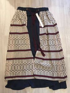 5-knot ファイブノット　TRIBAL JAQUARD SKIRT トライバルジャガードスカート SIZE S