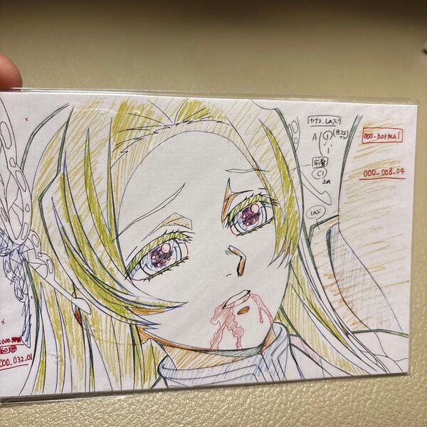 鬼滅の刃 胡蝶カナエセット 展示原画ポストカード 原画