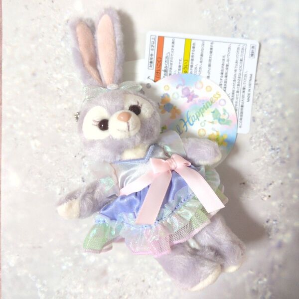 ダッフィー&フレンズカラフルハピネス*ステラルー*ぬいぐるみバッジ
