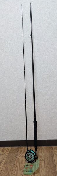 フライフィッシング ロッドリールフライセット