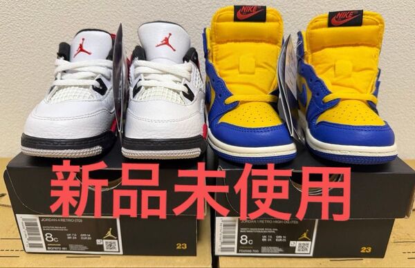 NIKE JORDAN1(TD)&JORDAN4 (TD) 14cm ナイキ ジョーダン1/ ジョーダン4 セット