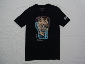 ☆未着用☆ Jean-Michel Basquiat バスキア展 メイド・イン・ジャパン オフィシャル 限定 Tシャツ sizeM 黒 ☆古着 ART キース・ヘリング