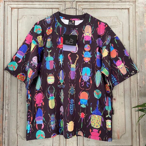 新品!3番 Msize 男女兼用 サッカー素材 Tシャツ ゴースローキャラバン