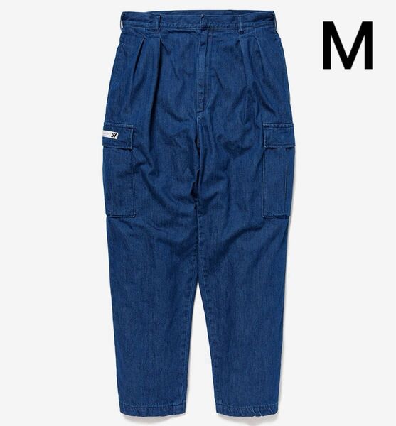 Mサイズ (02) WTAPS MILT2301/TROUSERS/COTTON.DENIM デニム インディゴ カーゴパンツ