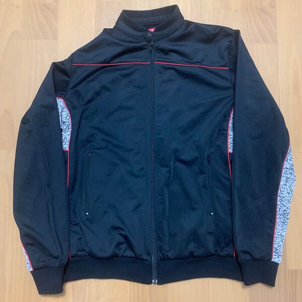 Mサイズ 美品 2002 Supreme Track Jacket シュプリーム トラックジャケット ジャージ ブラック 黒