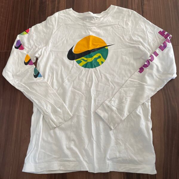 NIKE 長袖Tシャツ ホワイト系 155cm