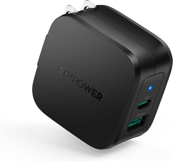 RAVPOWER 急速充電器 PD 30W 2ポート Type-C & USB-A