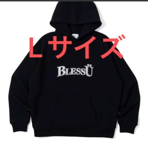 BU OG logo hoodie Black/White Lサイズ パーカー ブラック L Bless U