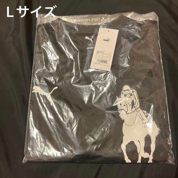 ノーザホースパークマラソンTシャツPuma 乗馬デザイン ブラック L Tシャツ ブラック