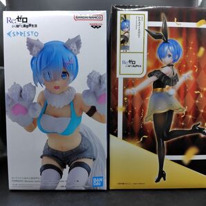 Re:ゼロから始める異世界生活 レム フィギュア 2種セット オンクレ取得品
