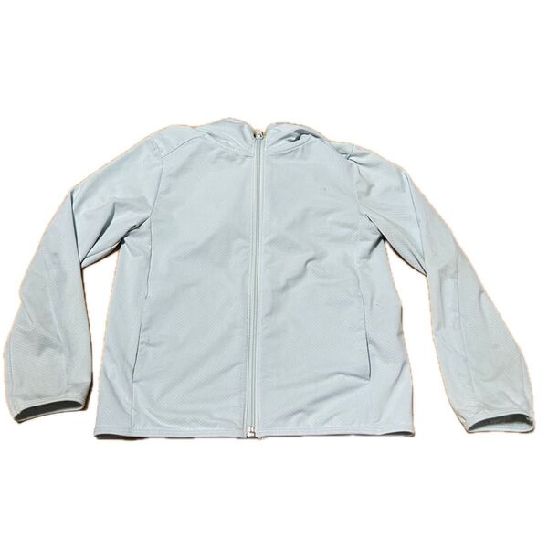 ユニクロ エアリズムパーカー ライトブルー size120