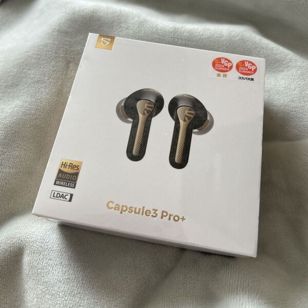 SOUNDPEATS サウンドピーツ カナル型 ブルートゥースイヤホン Capsule3Pro+ ブラック 新品未開封