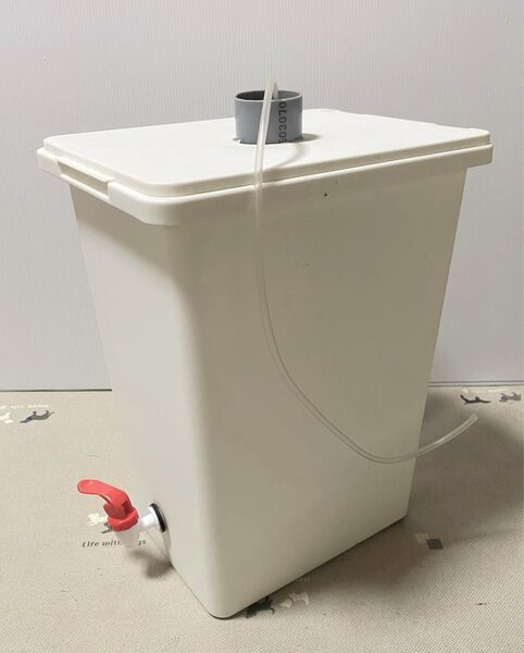 ミジンコ培養 増殖タンクセット Lサイズ 排水コック付き 生き餌 産卵促進 メダカ 金魚 熱帯魚 稚魚 稚鯉 錦鯉