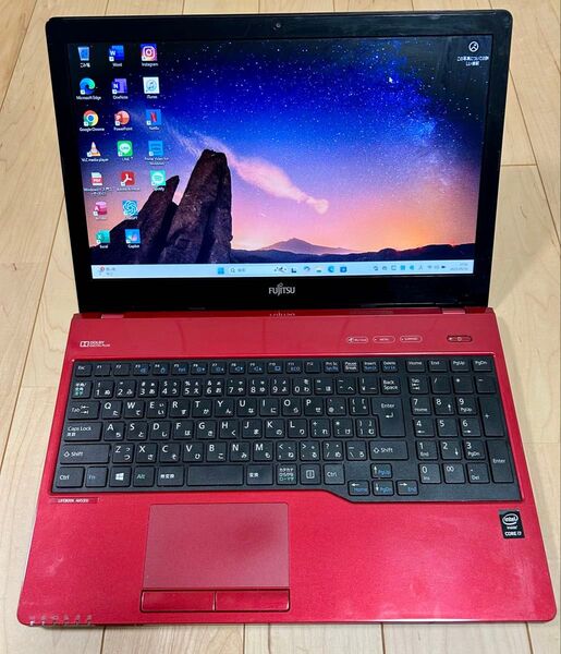 富士通 高性能 ノートPC Corei7 16GB 新品SSD AH53 Windows11 Office2024