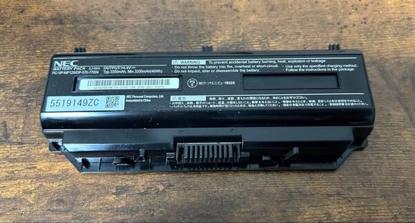 NEC WP125 バッテリー ジャンク WP-125 PC-VP-WP125 NEC