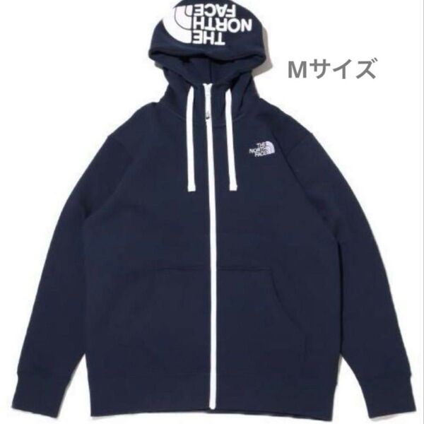 THE NORTH FACE リアビューフルジップフーディ ネイビー Mサイズ
