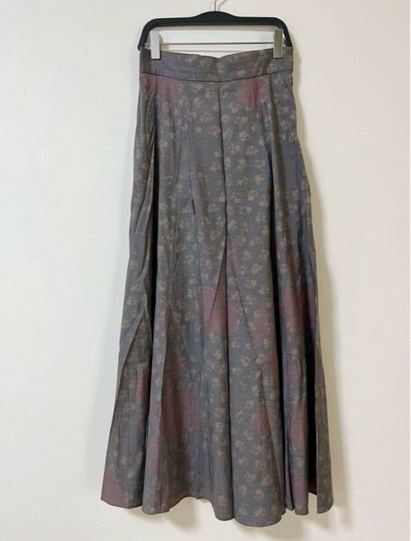 美品 ameri CHIARA MODEST FLARE SKIRT ロング丈 ロングスカート