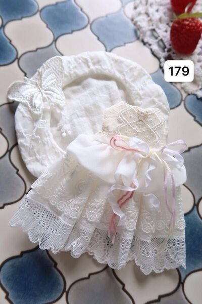 ドール服 アウトフィット 179 *ふわふわドレスワンピース*2点セット*