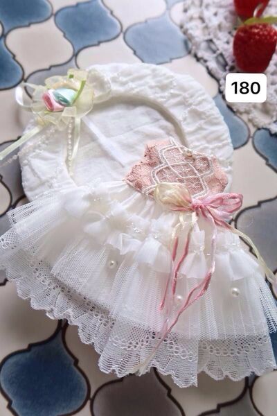 ドール服 アウトフィット 180 *ふわふわドレスワンピース*2点セット*