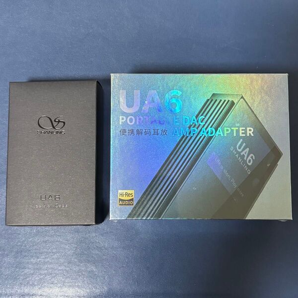 SHANLING UA6 シルバー/銀(純正ケース付き) シャンリン ポータブルUSB DACアンプ