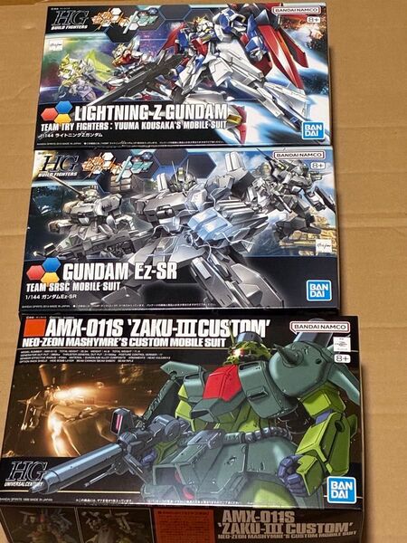 HG HGBF ライトニングZガンダム Ez-SR ザクIII改 ガンプラ 未組立