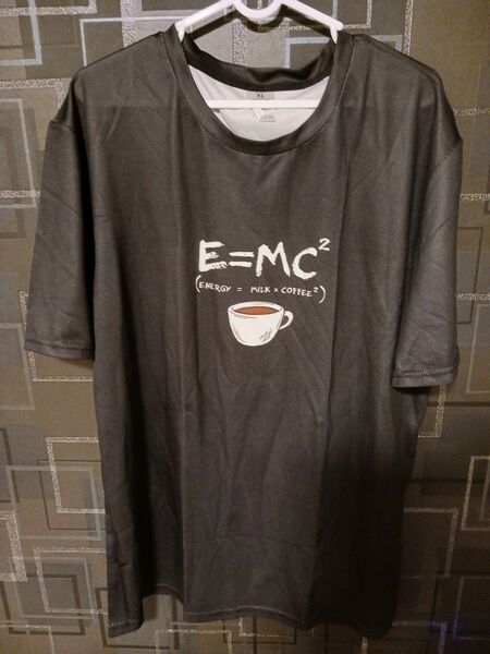 E=MC2 コーヒー Tシャツ XL メンズ