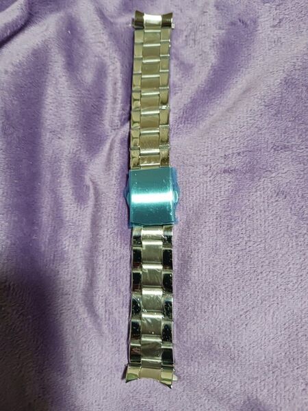 時計 ベルト メタルバンド ステンレス シルバー 20mm