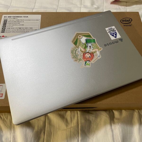 (ジャンク)マウスコンピューター 8565U 512GB 8GB