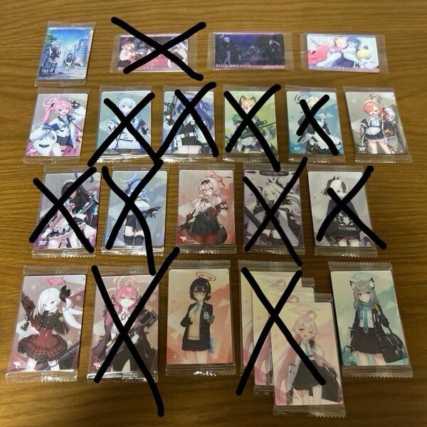 ウエハースカード ブルーアーカイブ NIKKE 【バラ売り対応致します】