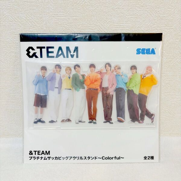 &TEAM プラチナムザッカ ビッグアクリルスタンド 全員集合